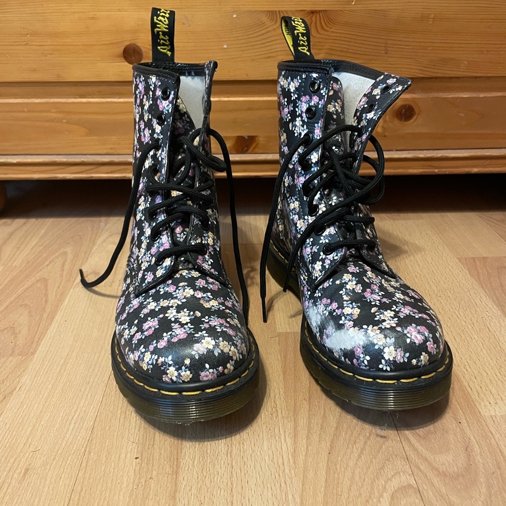 Floral Doc Martens